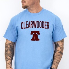 CLEARWOODER | Philadelphia Baseball themed Ring Spun Cotton T-Shirt