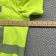 Carhartt Reflective Shirt Mens Medium Neon Yellow Pocket T High Visibility Work