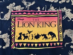 Vintage 90’s The Lion King Disney All Over Print T-Shirt OSFA Adult Jerry Leigh