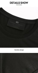 New Fashion Tiger Head Trend Rhinestones Summer Short Sleeve Luxury Men T-Shirt
