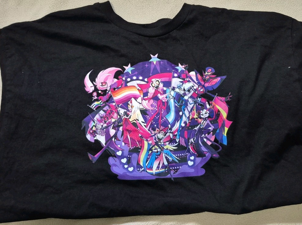 Hazbin Hotel Men’s Pride T-Shirt – From Pride 2025 Collection (3XL)