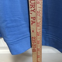 Peter Millar Beaumont Performance Crew Neck Long Sleeve Pullover Blue