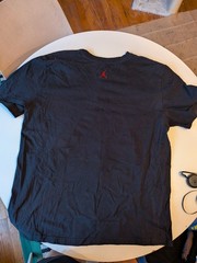 Nike x Jordan T-Shirt Men 2XL Black Spike Lee “Mars Blackmon” Tee Front Print