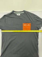 Tommy Jeans T-Shirt Black XXL Short Sleeve Pocket Cotton Round Neck