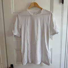Helmut Lang White T Shirt Mens Designer Minimalist Cotton Crew Neck Archive