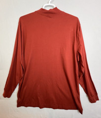 Land’s End Super T Men’s 2XL Burgundy Long Length Outdoors Casual Work Layering