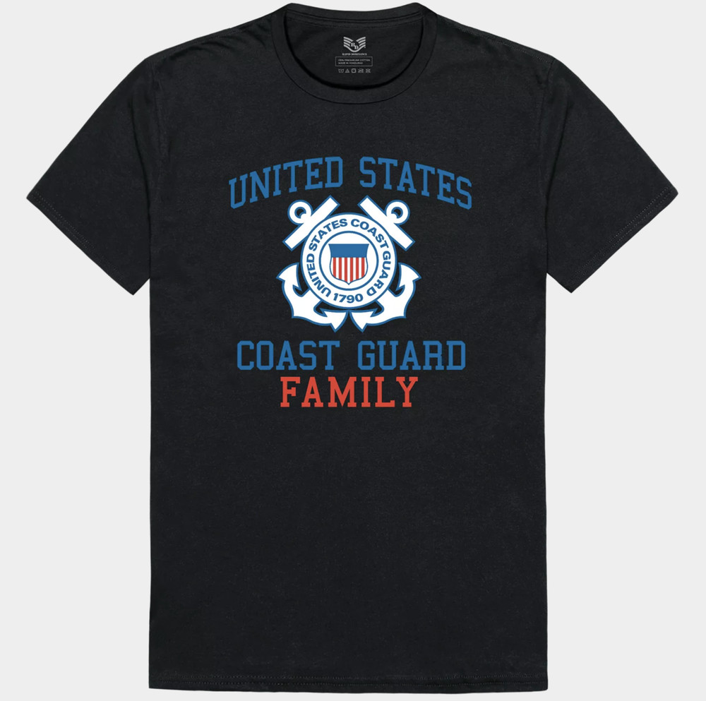 USCG United States US Coast Guard FAMILY Patriotic Tee Shirt S M L XL XXL