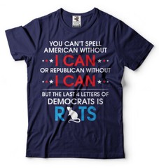 Republican Political T shirt Anti Democrats Shirt Trump 2024 Election Shirts