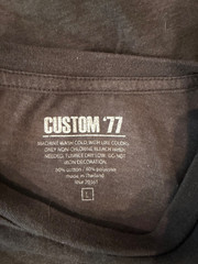 Vintage Costa Rica CUSTOM ’77 gray graphic t-shirt size large