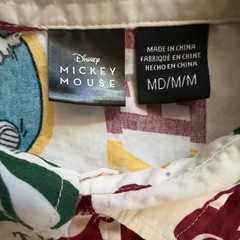 Disney Mickey Mouse The Original Retro Style Button-Up Shirt UNISEX Mens M / W L