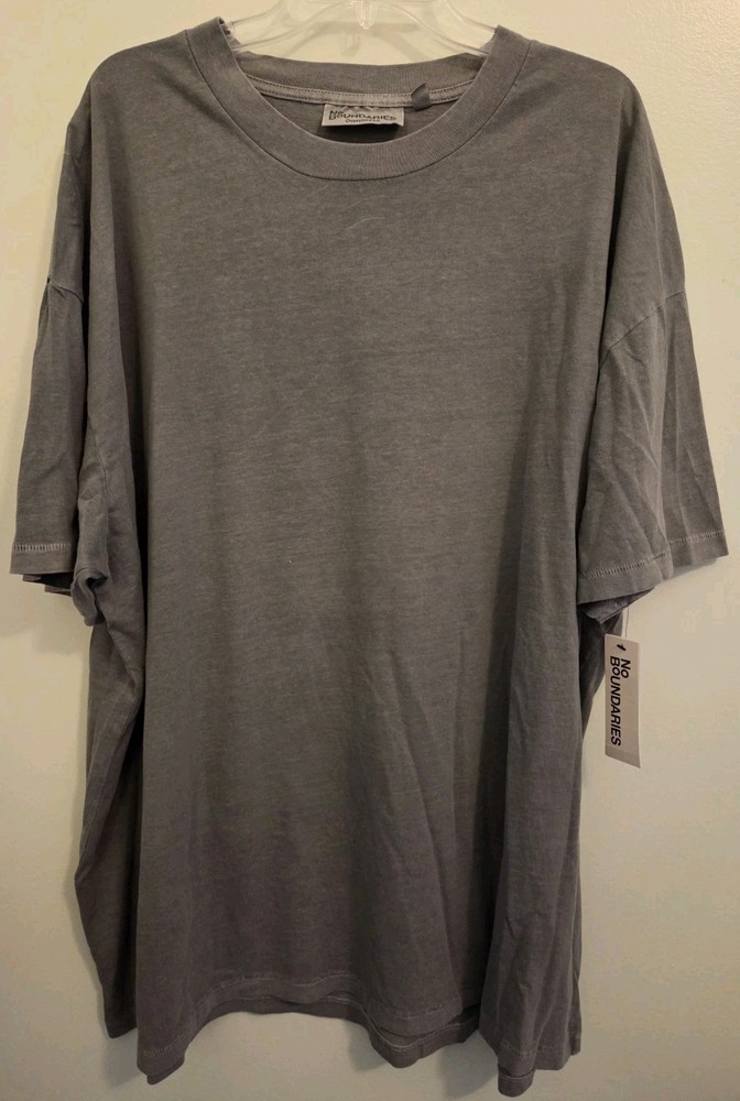 No Boundaries Men’s 2XL Oversize Cotton Tee GREEN T-Shirt #10726