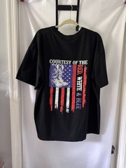 Courtesy Of Red White And Blue 250th Anniversary Flags Shirt