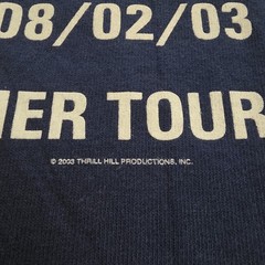 Bruce Springsteen And The E Street Band 2003 Summer Tour Concert T-Shirt Size XL