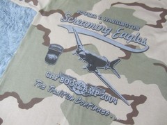 Vintage Rothco Camo Shirt Mens Medium Desert Booker T Screaming Eagles 2000s