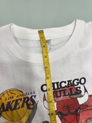 Vintage Michael Jordan Magic Johnson Lakers Vs Bulls T Shirt Mens Sz XL