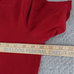 Gymshark Shirt Mens Small Red Short Sleeve Athletic Gym Workout Running