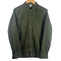 Seasalt Shirt Men’s Medium Woodland Green Ropemaker Waffle Cord RRP £79.99