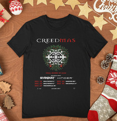 Creed Band Creedmas 2025 Tour Gift Xmas T Shirt Black All Size