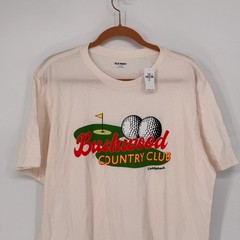 Old Navy Caddyshack Graphic T-Shirt Mens XL Tall Cream New Bushwood Country Club