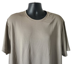 ATHLETIC WORKS Mens T-Shirt SIZE 3XL DriWorks Short Sleeve Taupe NEW WITH TAGS