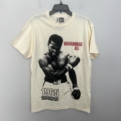 Muhammad Ali Graphic TShirt Ivory Size Medium