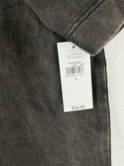 Gap Heavyweight Oversized T Shirt Large Mens Black Organic Cotton Short Sleeve
