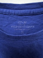 Vineyard Vines Shirt Girls /youth M Blue With Pink Whale
