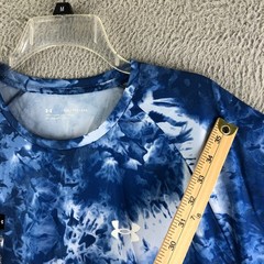 NWT Under Armour Performance Tee Mens 2XL Blue Cloud Dye UA Tech 2.0 Loose Flaw*