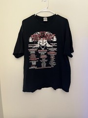 2010 Fright Night Horror Film Fest Black T Shirt (XL)