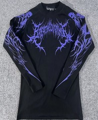 Breathedivinity Striped high-elastic sports tight long-sleeved shirt