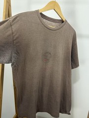 VTG Diary Queen Gradient Sun Faded Super Worn Grunge Burnout T-Shirt Size L