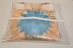 Handmade Tie Dye V‑Neck T‑Shirt Men’s Size M Boho Streetwear Festival Top