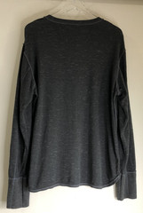 Robert Graham Men’s Sz XL Dark Gray Pullover Tee T-Shirt Long Sleeve 100% Cotton