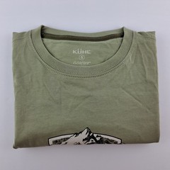 NWT Kuhl T-Shirt Mens Small Wildfibre 100%-Organic Cotton S/S Logo Hiking New