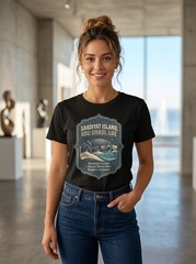 Saadiyat Island Abu Dhabi UAE Luxury Graphic T-Shirt Unisex Travel Tee