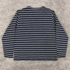 Todd Snyder Crewneck Shirt Mens XL Striped Long Sleeve Nautical Chest Pocket