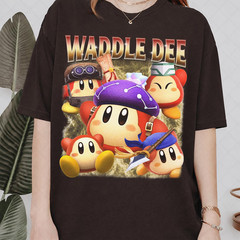 Waddle Dee Shirt, Kirby Video Game Graphic Tee, Retro 90s Bootleg T-shirt S-5XL