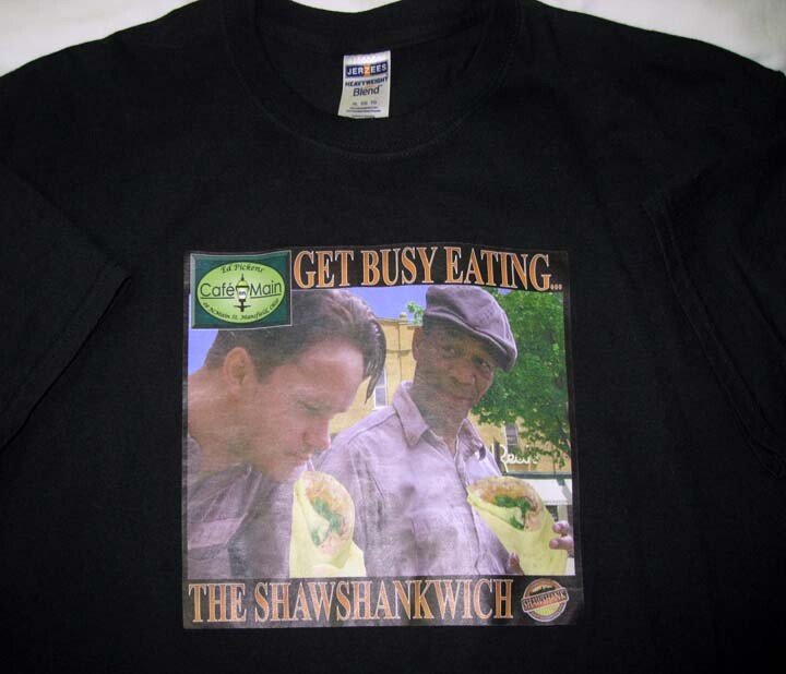 Shawshankwich – The Shawshank Redemption ® Mansfield XL Black T Shirt New NWOT