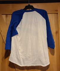 Vintage? New York Raglan Shirt Mens XL Badger Sport Blue White Jersey Y2K