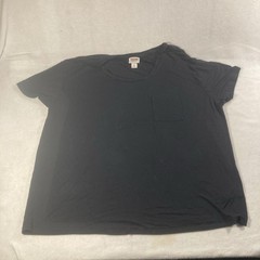 Mossimo Supply Co. Men’s Black Solid Pocket Crew Neck Short Sleeve Tee XXL