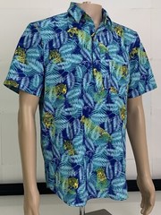 Chubbies Mens Weekend Casual Shirt Safari Cheetah Size Medium- EXCELLENT