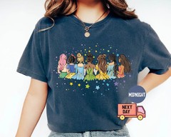 Storybook Princess Friends T-Shirt Magic Vacation Group Tee Matching Outfits