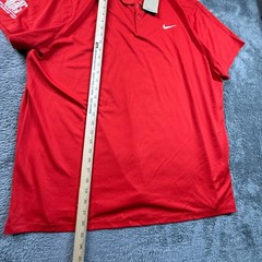 Nike Golf Polo XXL Mens Red Dri-Fit 2025 Ernie’s Open Ray Derby NWT
