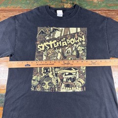 Vintage System Of A Down Shirt Mens XL Toxicity SOAD Metal Rock Concert Tour T