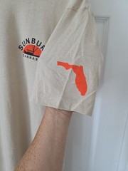 Sunburn Cannabis Tshirt And Sticker Combo From Florida New Size L