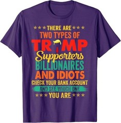 There are Two Types of Trump Supporters Funny Saying T-Shirt