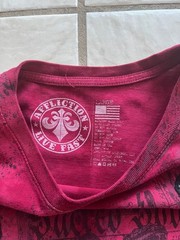 Affliction Sacred Souls Renegade Snake Red Wash Long Sleeve T-Shirt