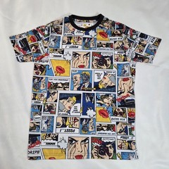 Oh Snap! Drill Clothing Co. T-Shirt Men’s Medium Comic Pop Art All Over Print