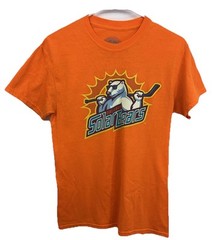 Enemy Ink x Orlando Solar Bears Hockey Adult Small Orange Made In ORL T-shirt