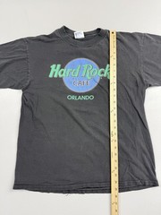Vintage Hard Rock Cafe Shirt Mens Large Black Orlando Graphic Tee USA Florida